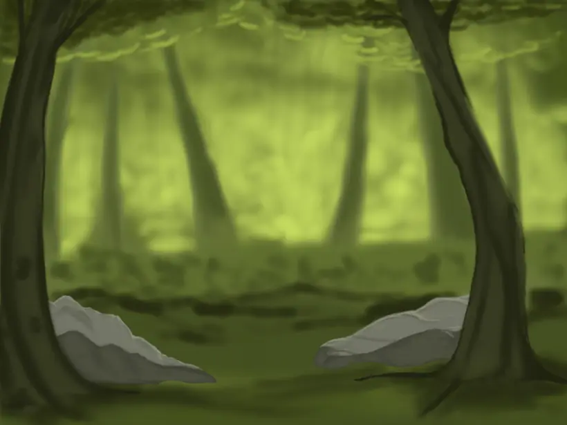 Waldlichtung – Schritt 3 von 5: Licht